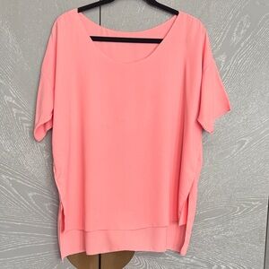 Elegant Coral Women's Blouse